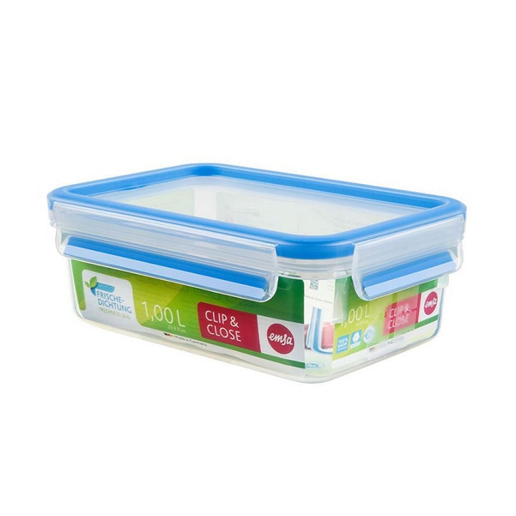 Emsa 508540 clip close vershouddoos 1l blauw