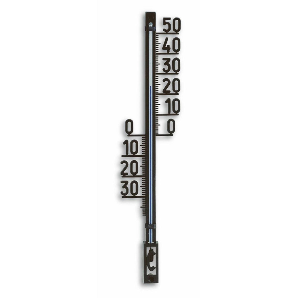 Tfa dostmann tfa muurthermometer zwart 27,5cm