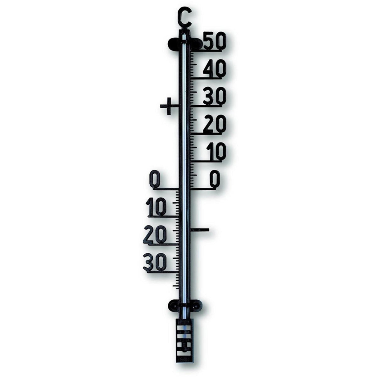Tfa dostmann tfa muurthermometer zwart 41,5cm