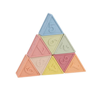 Jipy bioplástico 9 bloques blandos triángulo