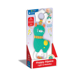 Clementoni baby alpaca rattle shake and play | 2 pcs