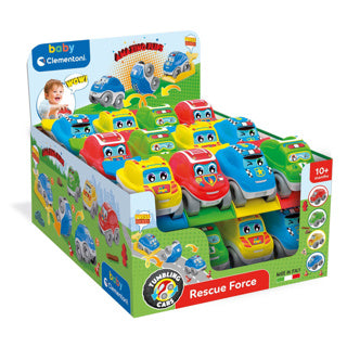 Clementoni baby tuimelauto reddingsdienst assorti | 24 stuks