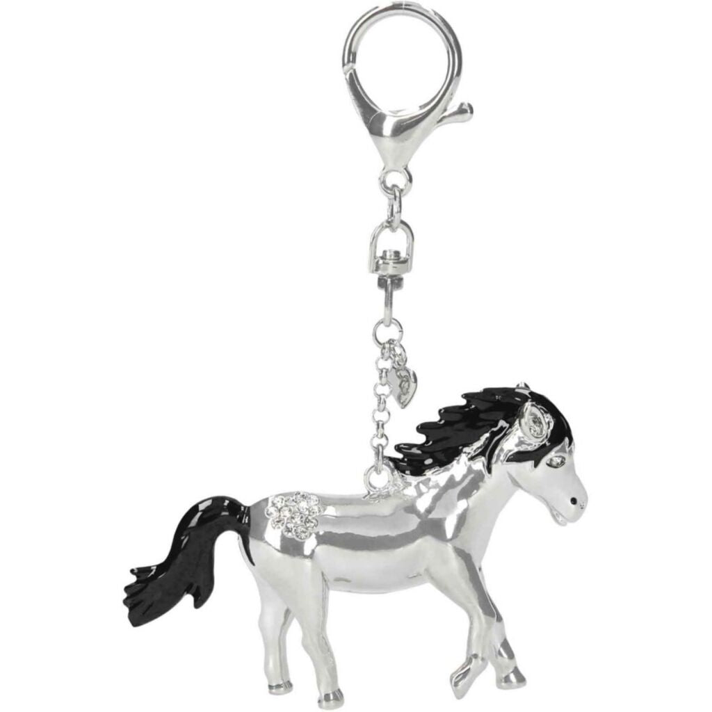 Basic horses dreams key ring silver