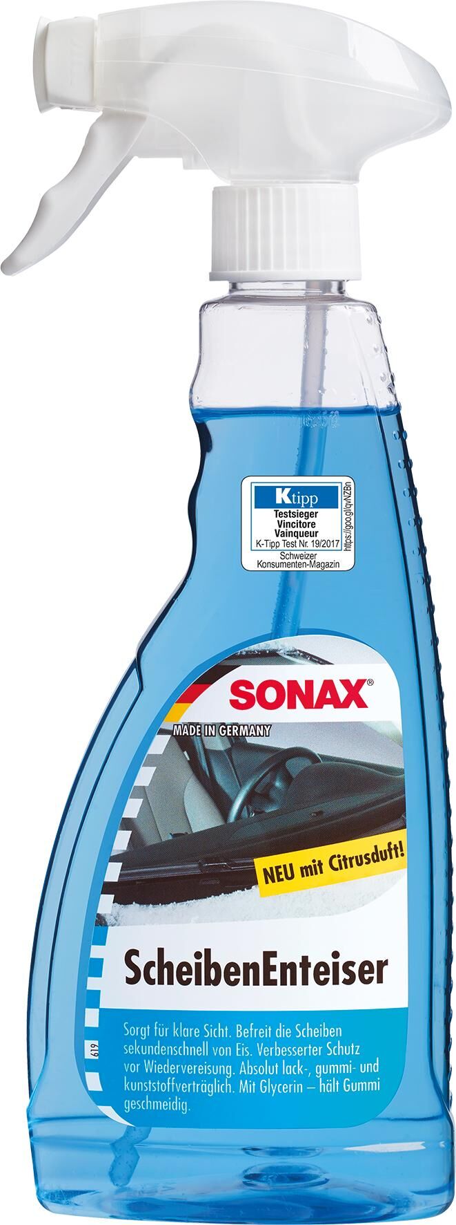 Sonax odmrzovalnik oken, odmrzovalnik vetrobranskega stekla, 500 ml plastenka