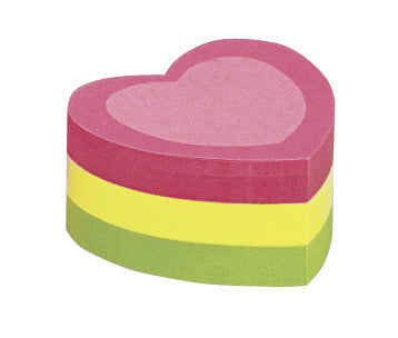 Note informative in-5840-39 foglietti adesivi a forma di cuore 50x50 mm 225 fogli