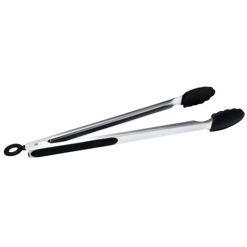 Steba barbecue kitchen tongs stainless steel black