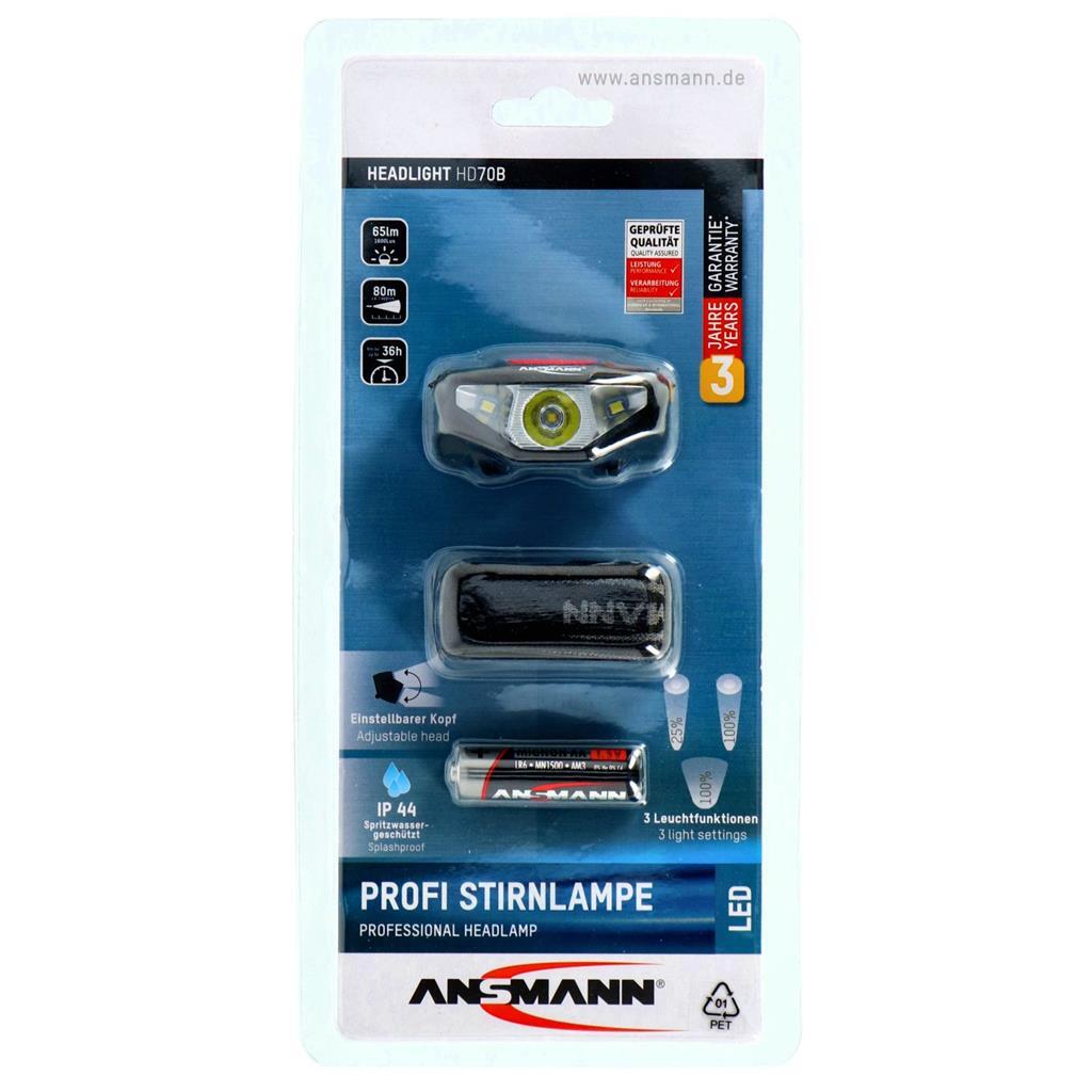 Ansmann LED lamp with headband