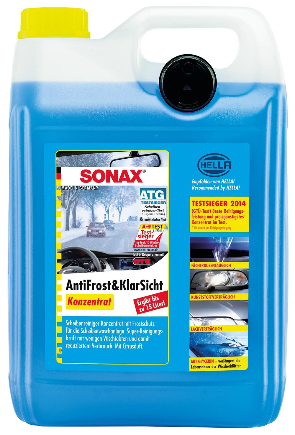 Sonax ruitenvocht anti-vries antifrost klarsicht anti-rust and clear view 5 ltr. plasticanist