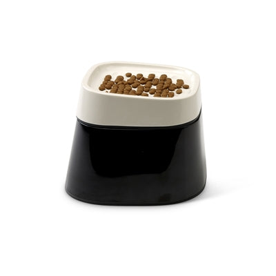 Savic Ergo Cube Food Bowl Creme Negro