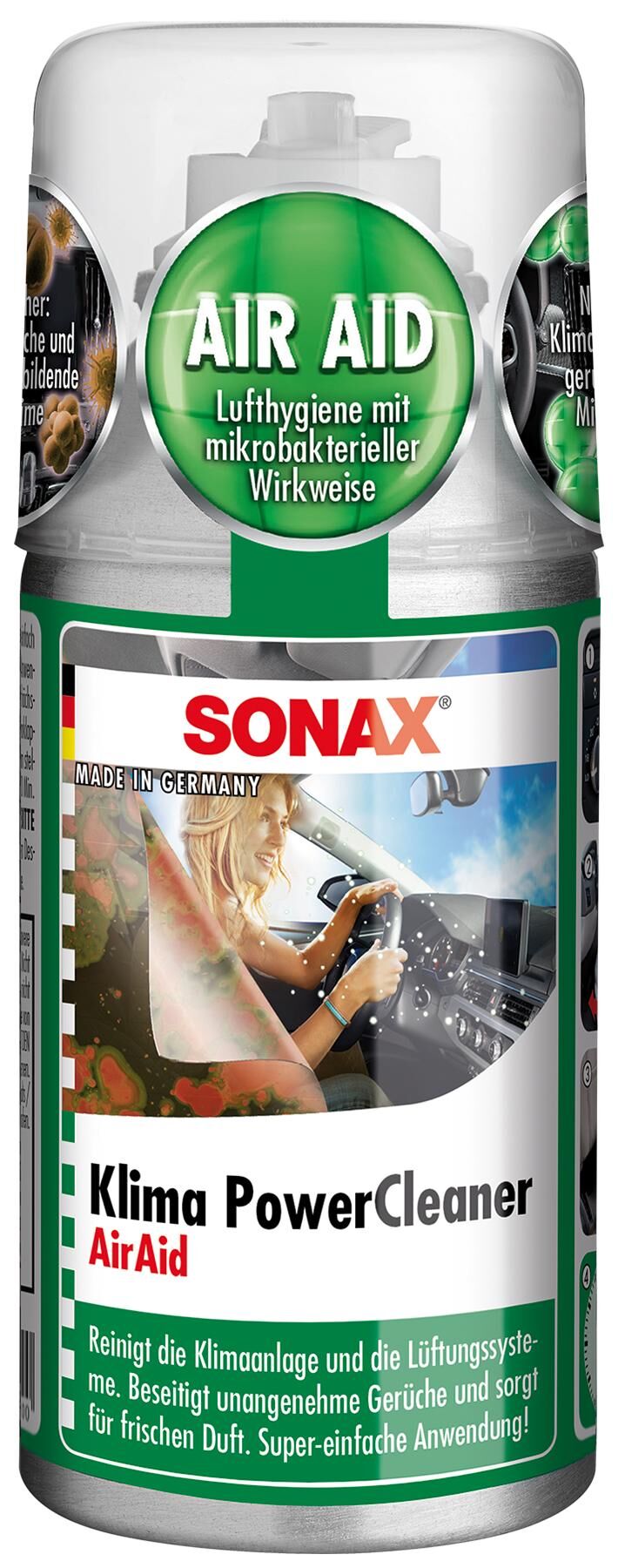 Limpiador de aire acondicionado Sonax limpiador de energía climática airaid. limpiador energético climático 100 ml