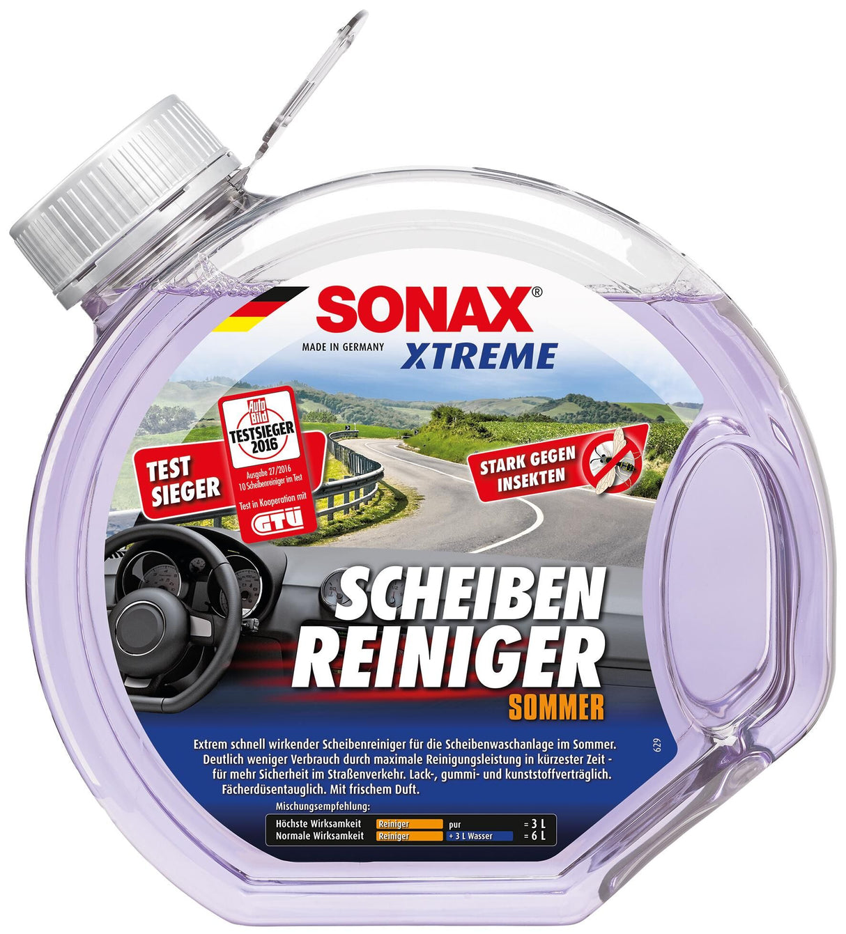 Sonax window cleaner xtreme summer window cleaner 3l xtreme summer