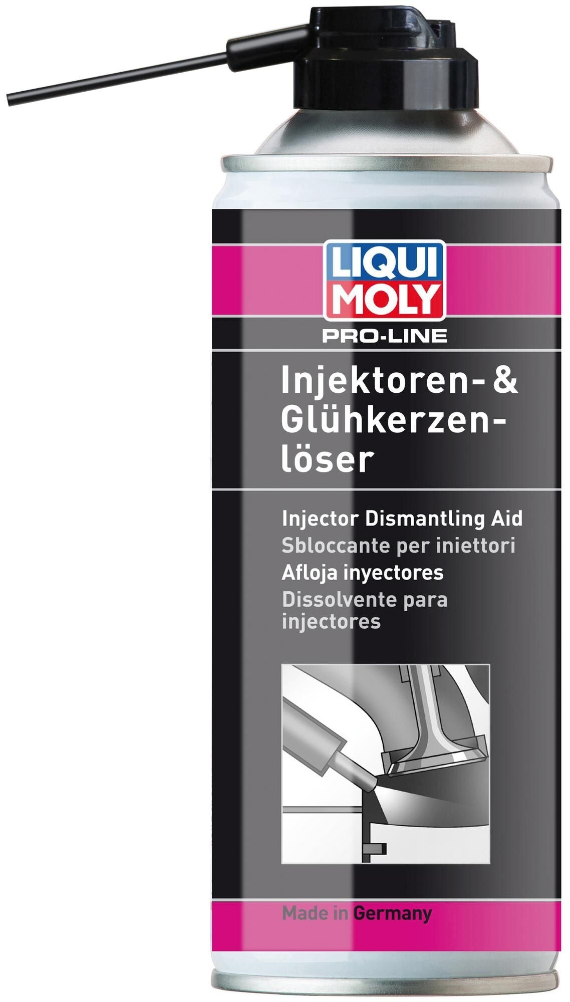 Liqui Moly special cleaner injector and glow plug remover. Injector solvent 400 ml pro-line