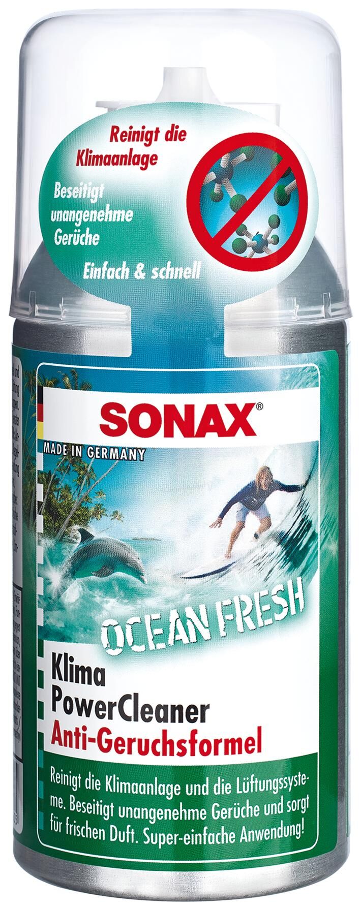 Sonax – nettoyeur de climatisation, nettoyeur de puissance climatique, Airaid. nettoyant ClimatePower 100 ml frais de l'océan