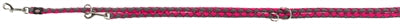 Trixie Hond Leash Cavo fäertbar Fuchsia Grey