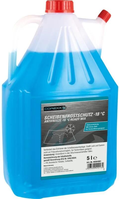 Corexx antifreeze protection windshield anti-rust 5 l -20 degrees