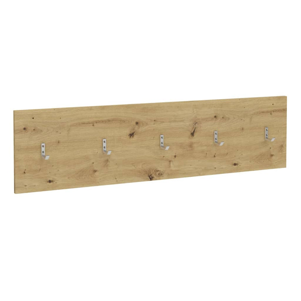 FMD Wall Coat Rack 108.9x1.5x28.1 cm Artisan Oak Colored