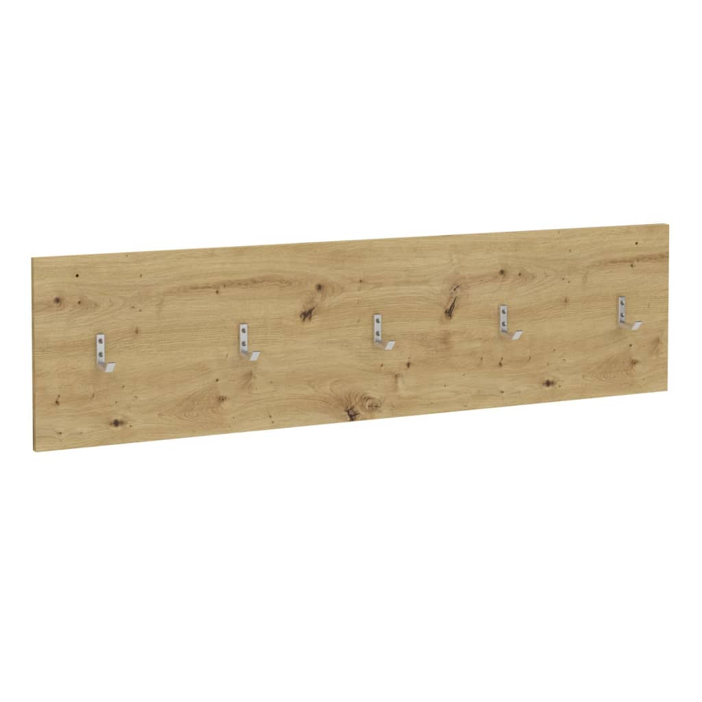 FMD Wall Coat Rack 108.9x1.5x28.1 cm Artisan Oak Colored