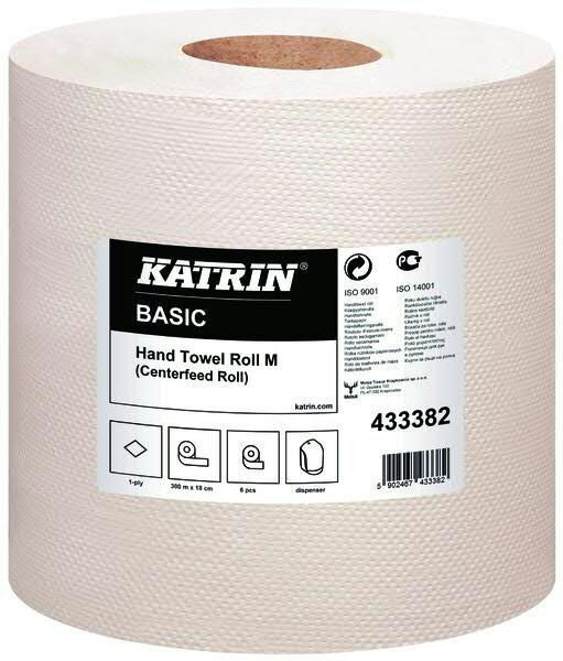 Katrin towel roll towel roll white 1-ply 18.5 x 300 m