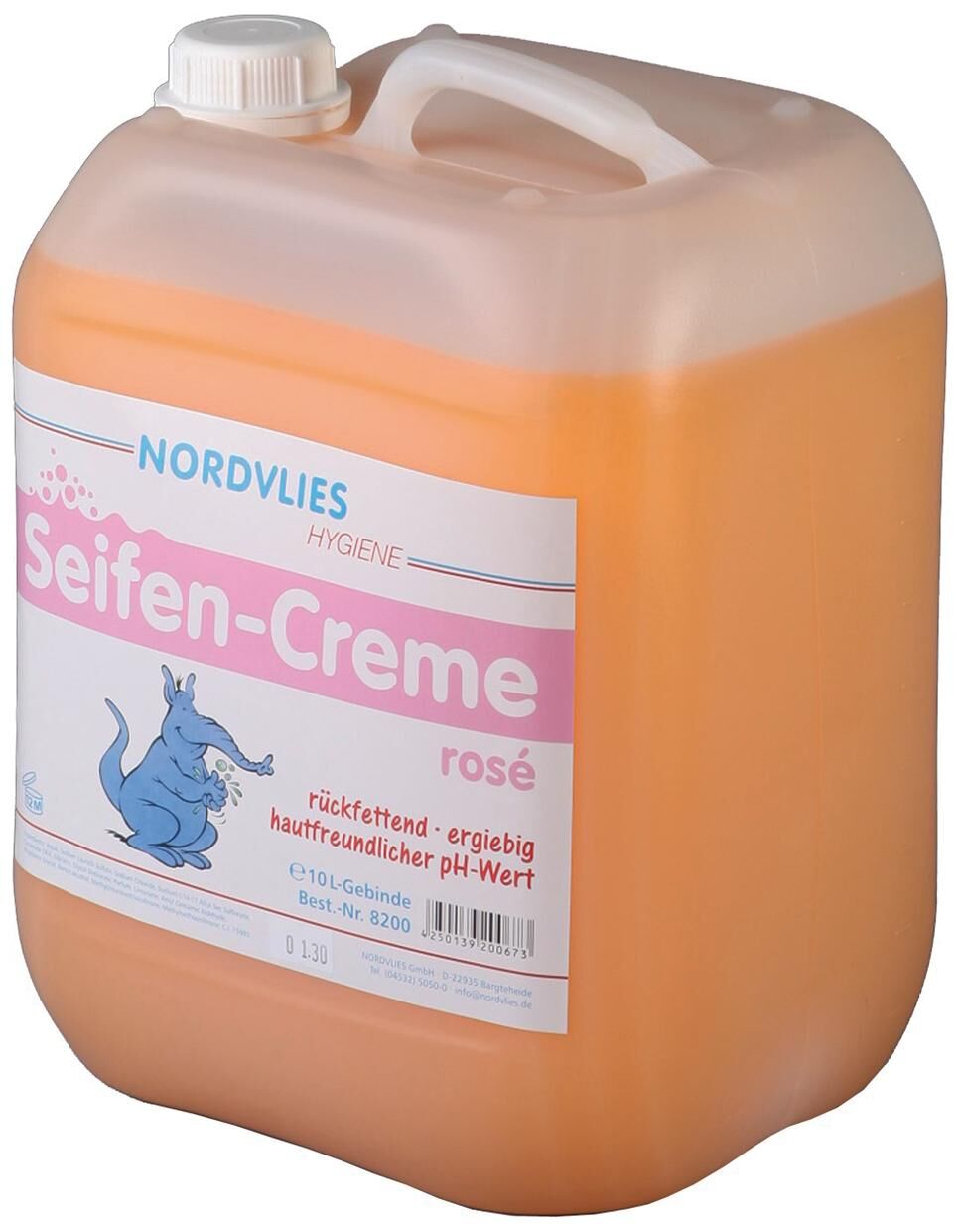 Nordvlies hand cleaner wipex rosé soap cream wipex rose 10 liters