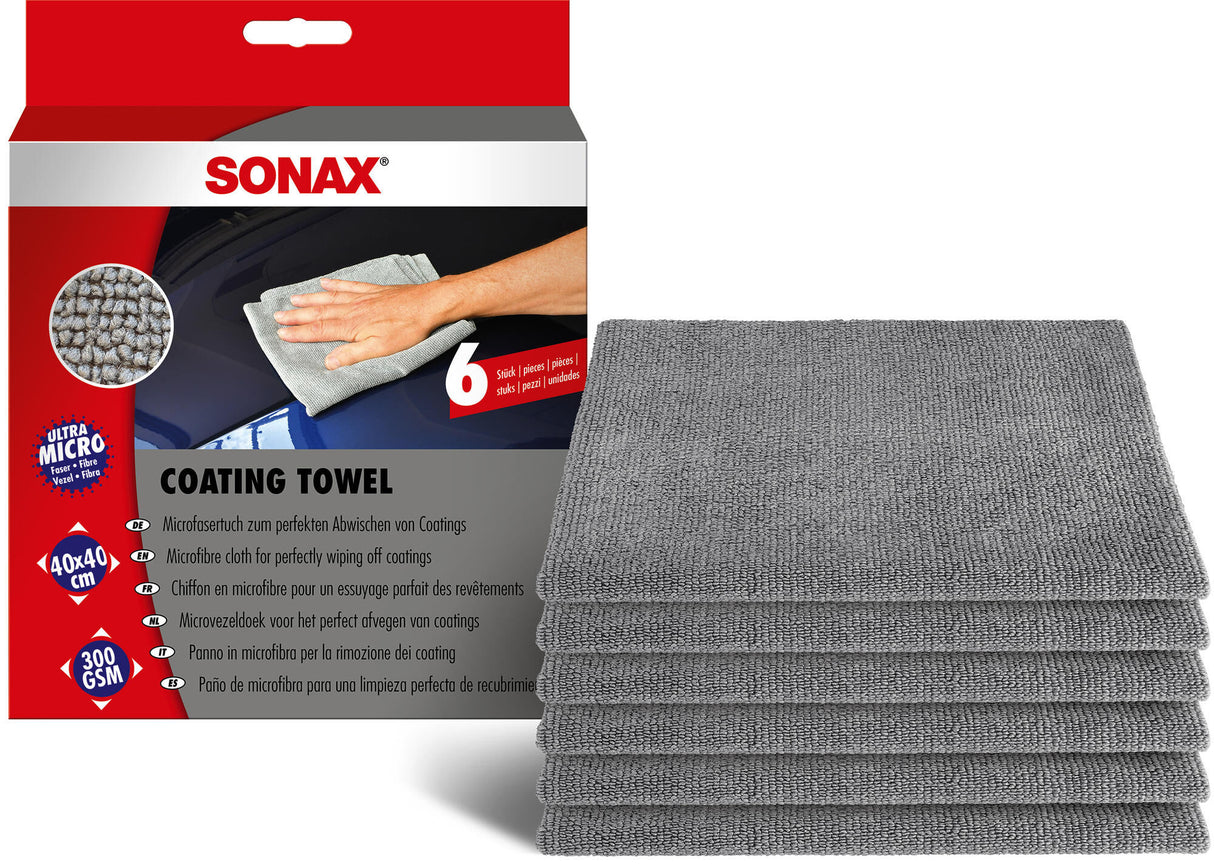 Sonax microfibre cloth coating towel microfibre cloth