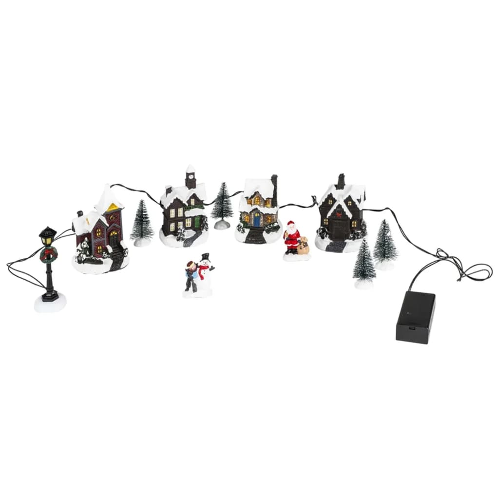 HI Hi Christmas Village with LEDs