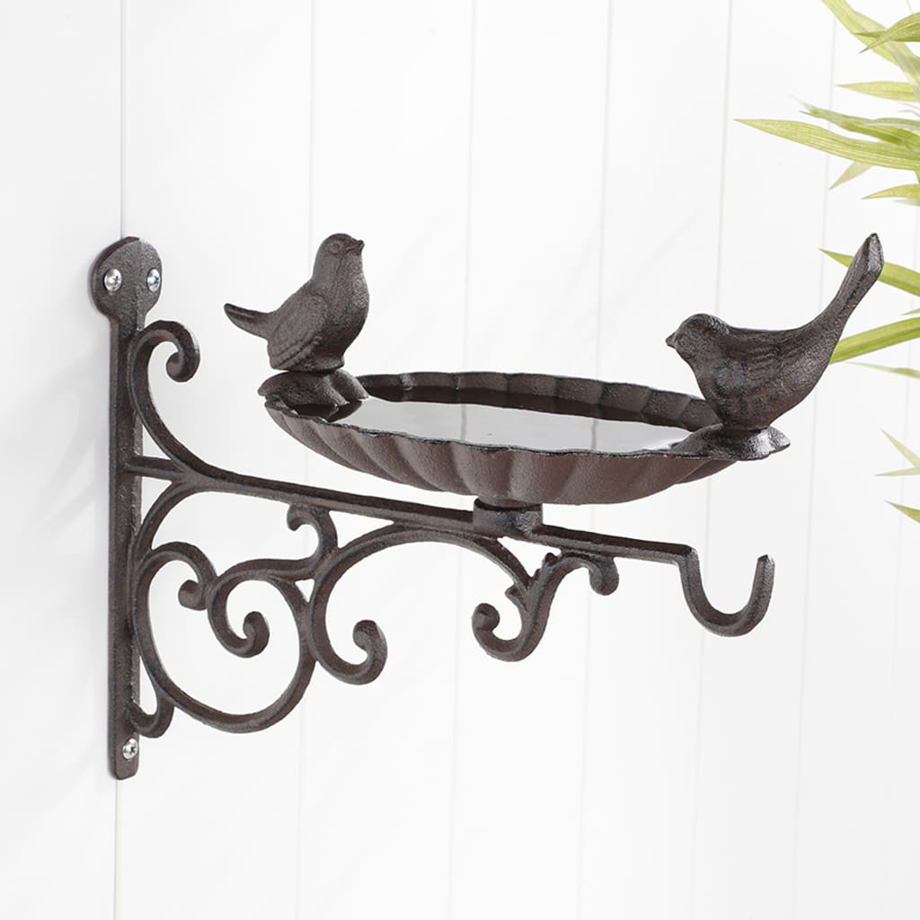 HI HI Bird Feeder Wall Mounted Cast Iron