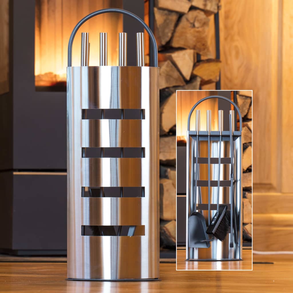 Salut Hallo 5-Deel Kamäin Set Set 23.5x66 cm sëlwer faarweg