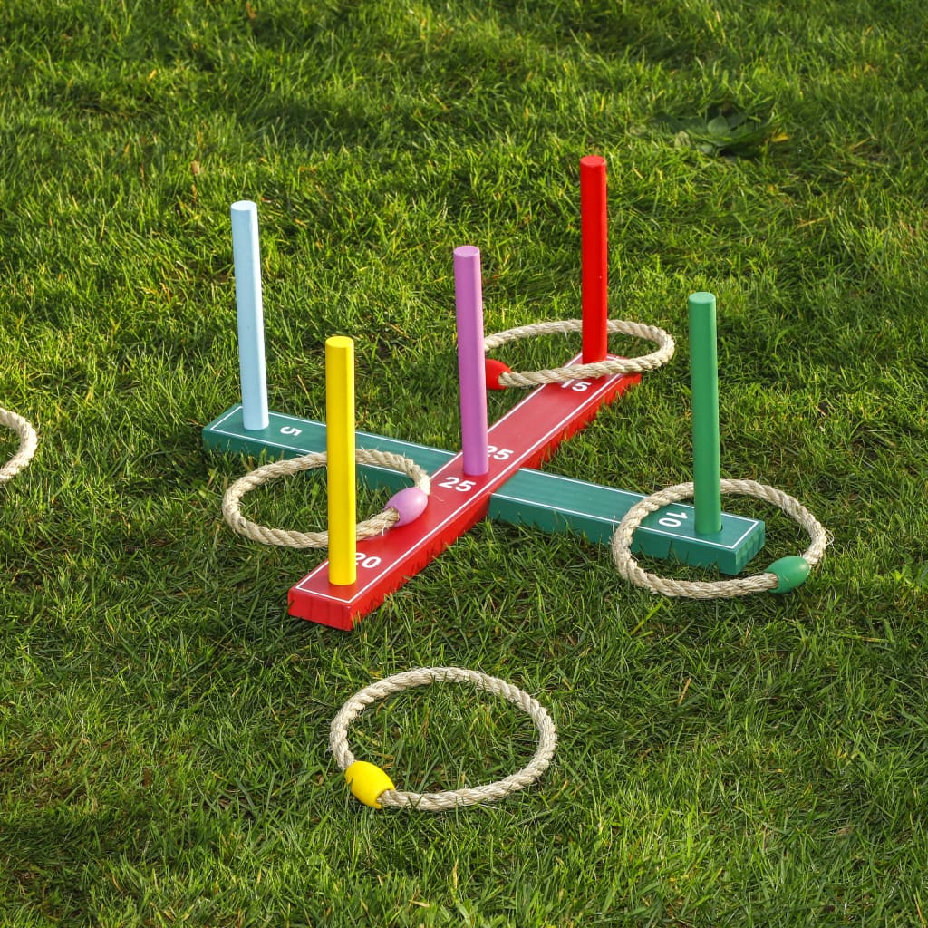HI HI Ring toss game wood