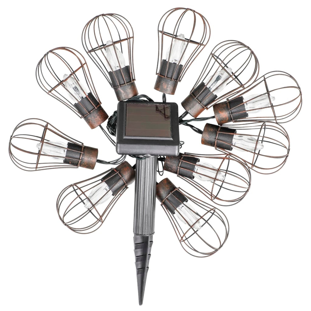 Ciao catena di illuminazione da giardino 10 ST LED solare 5,5 cm