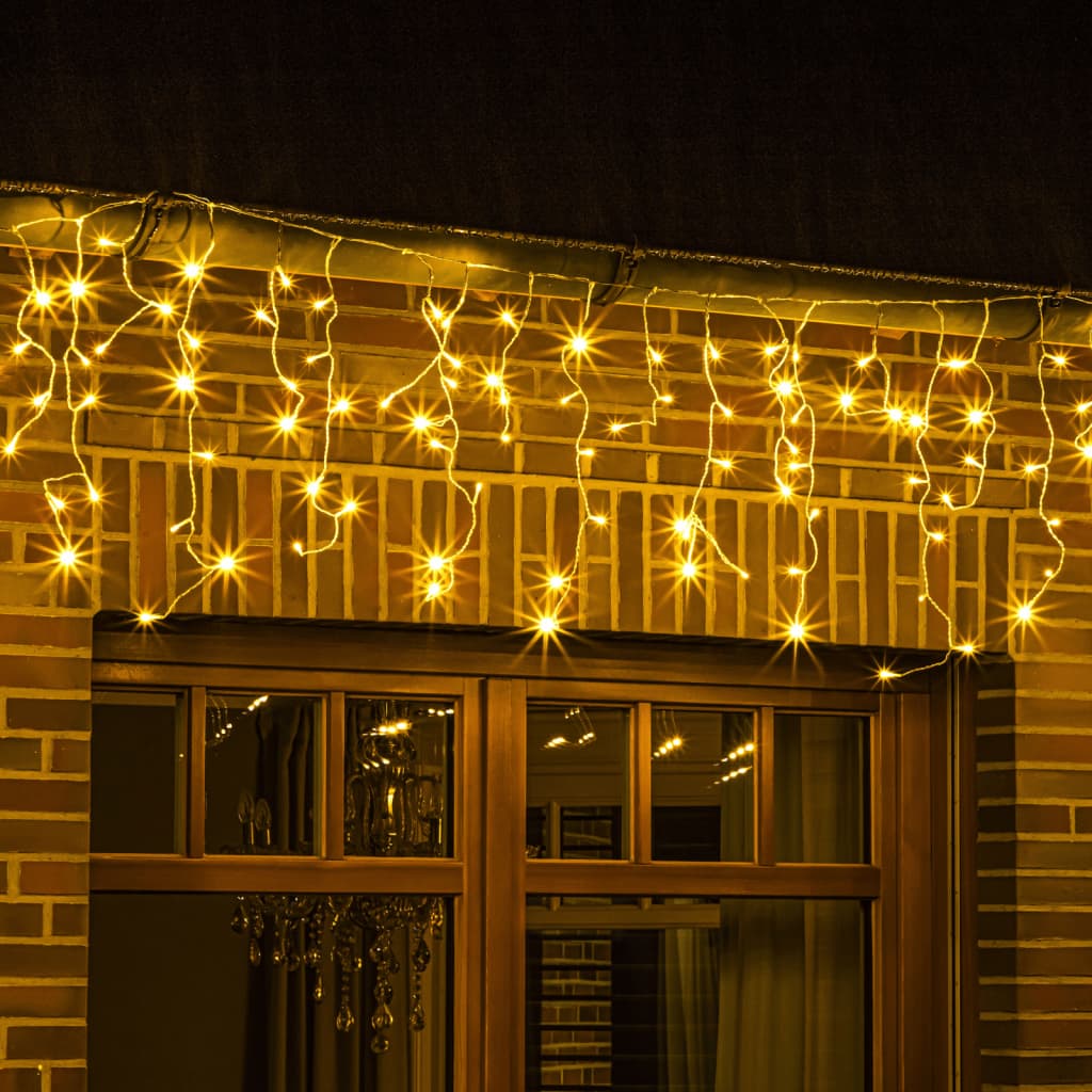 Salut hi léger rideau ijspegel avec 400 LED