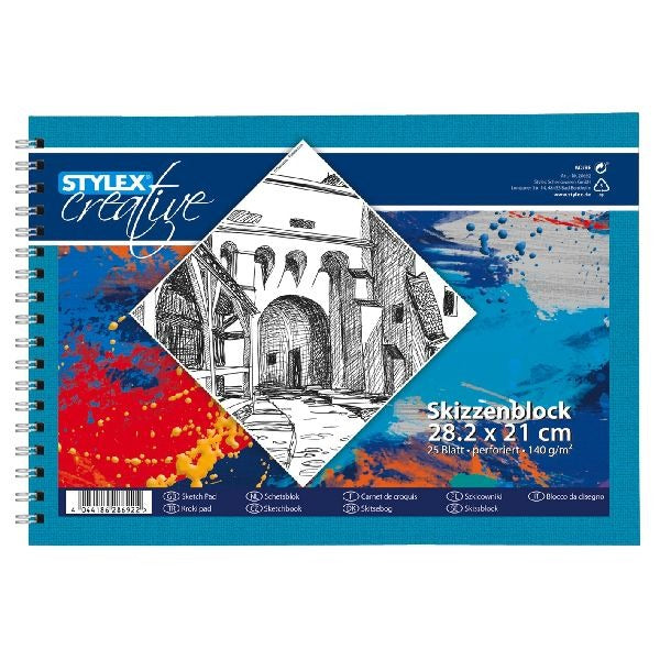 Carnet de croquis Toppoint a4 25 feuilles 140gr