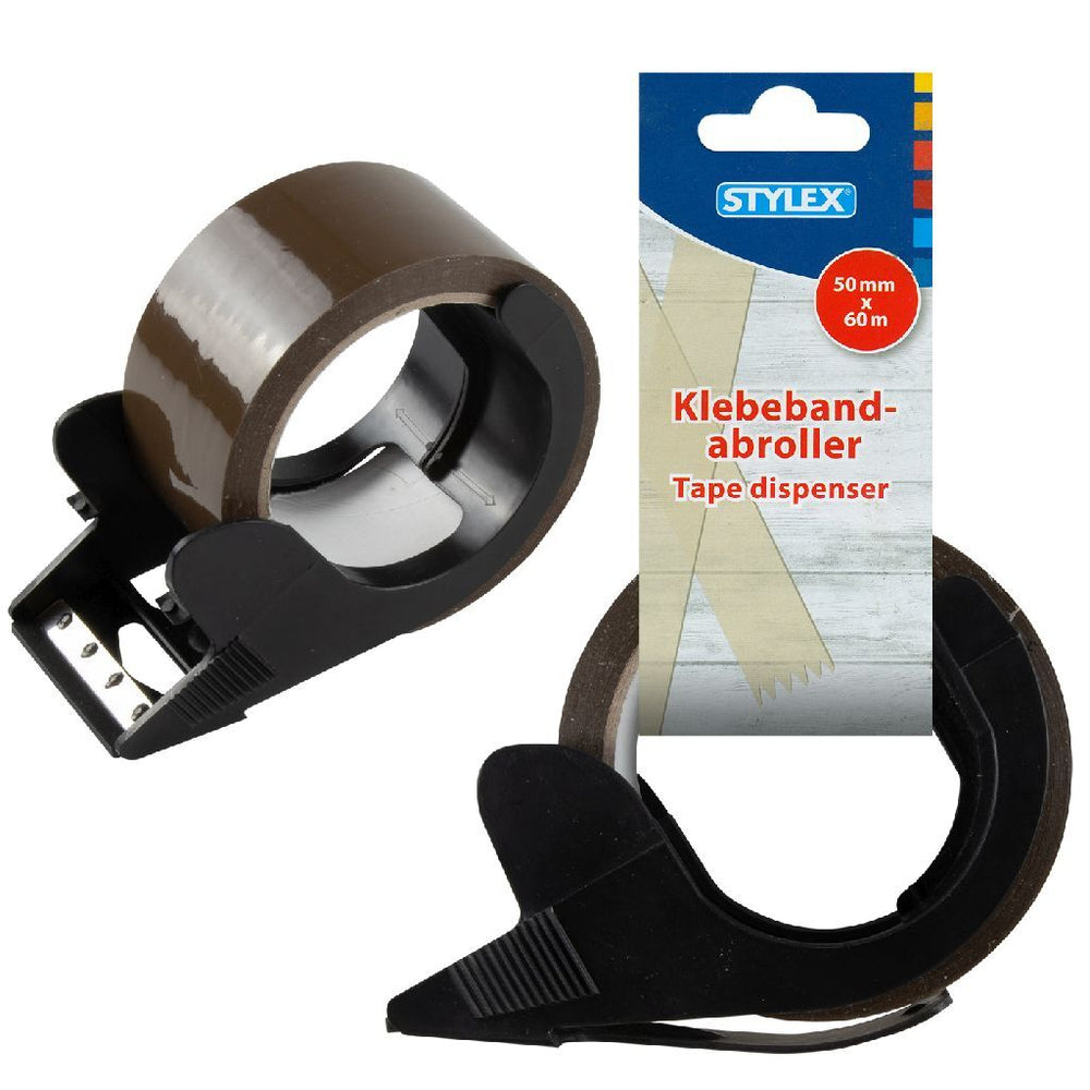 Cinta adhesiva Stylex + dispensador 5x600 cm