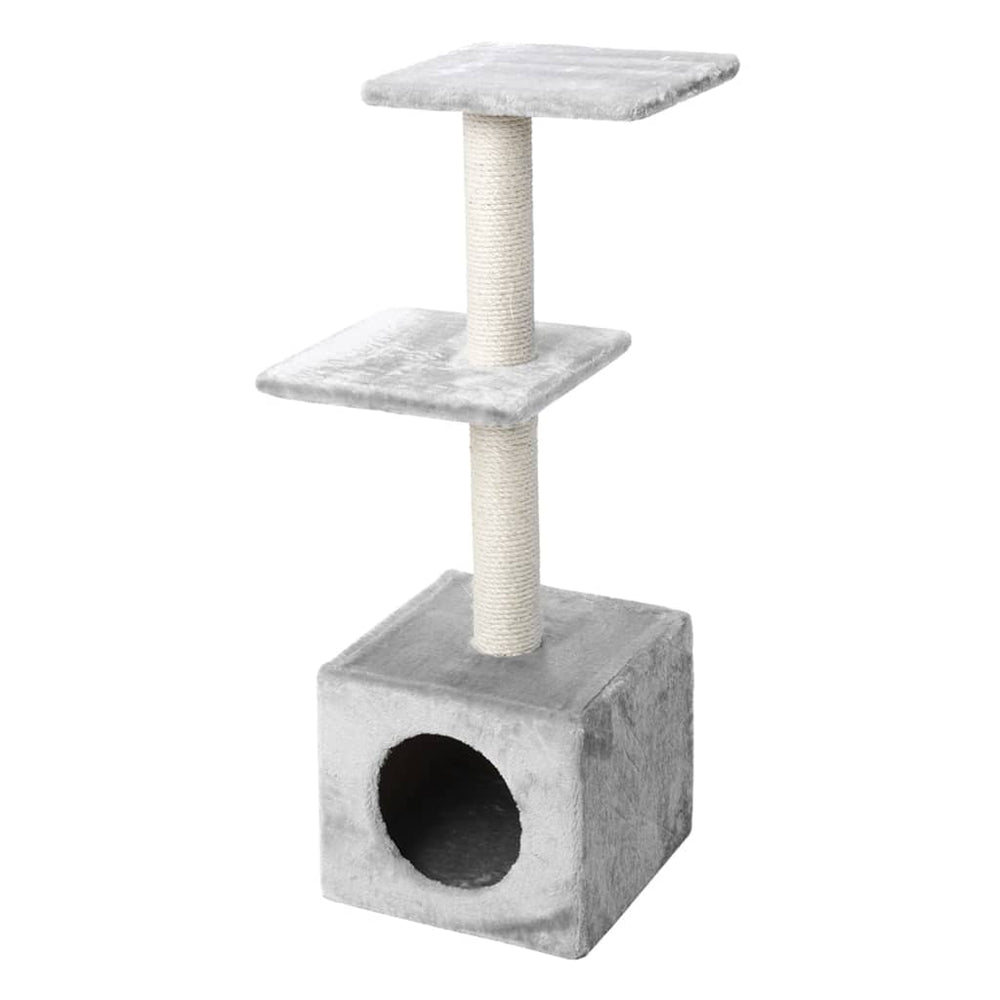 Ebi cat scratching post palazzo classic 30x30x90 cm gray