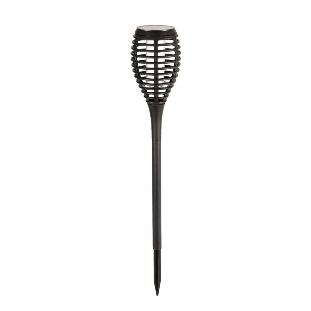 Basic solar garden torch black