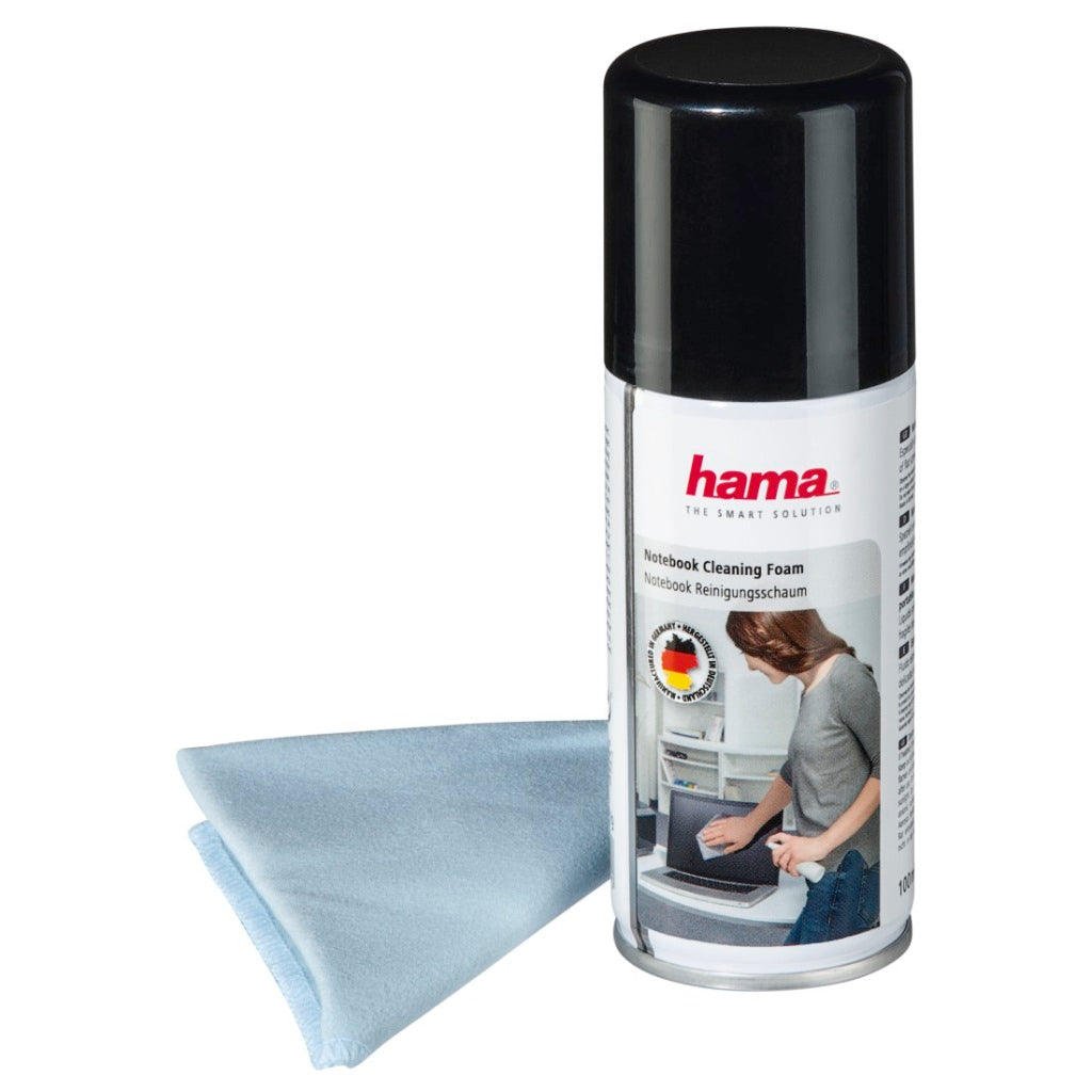 Hama notebook cleaning foam 100 ml including cloth