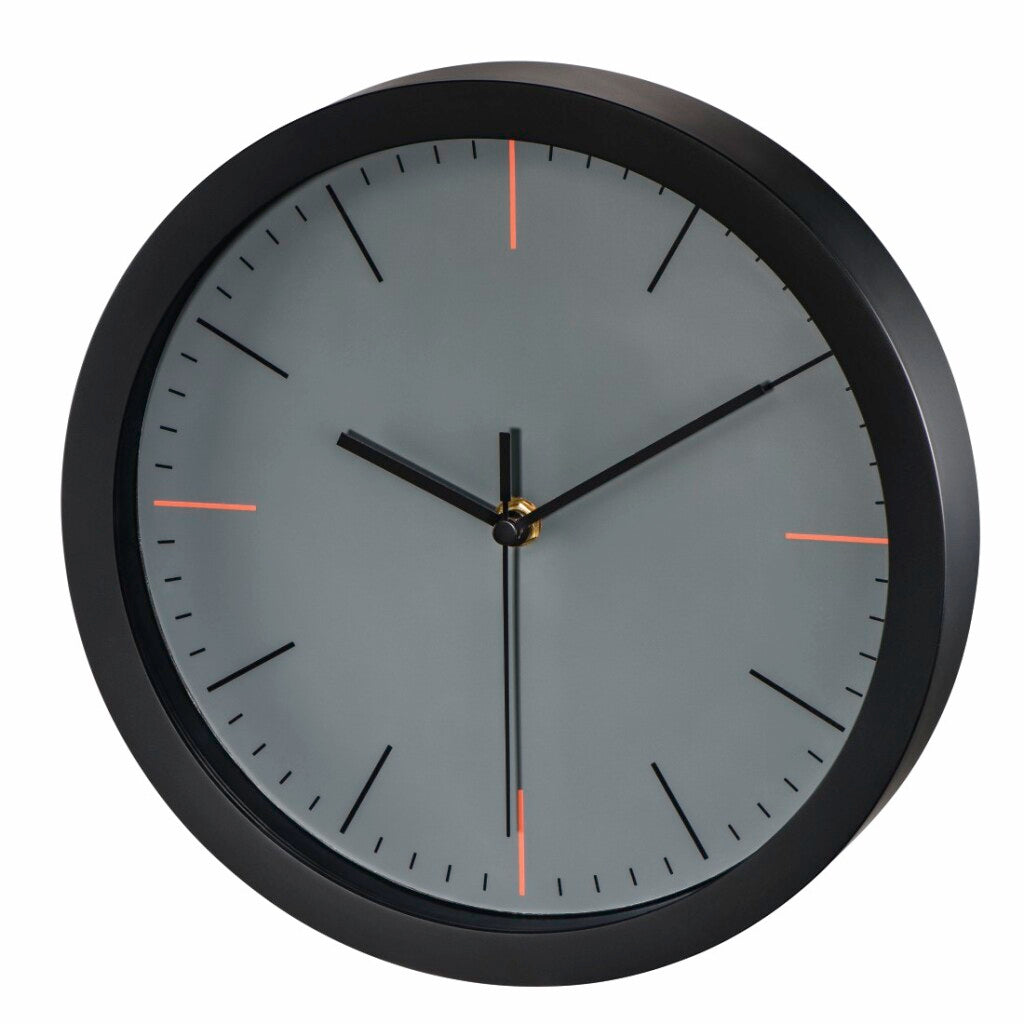 Hama wall clock maxr ø 25 cm low-noise gray