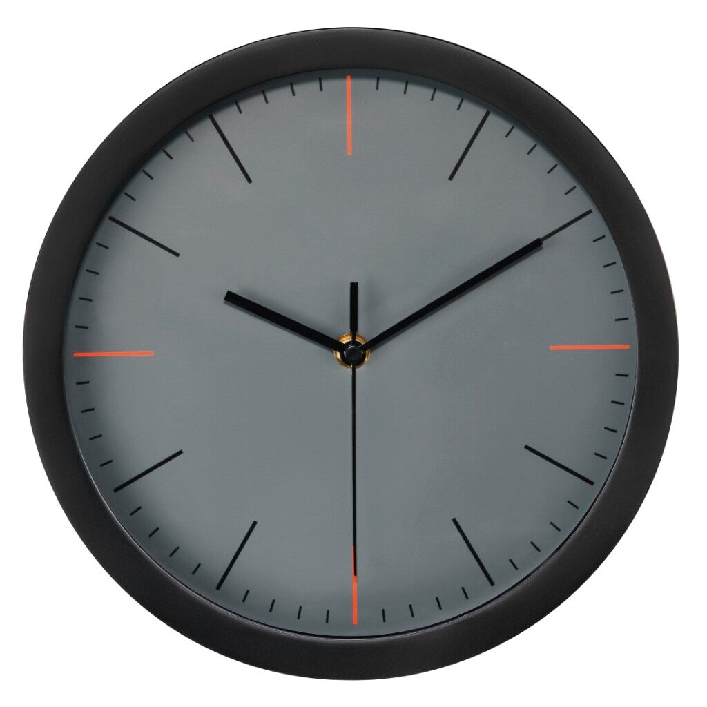 Hama wall clock maxr ø 25 cm low-noise gray