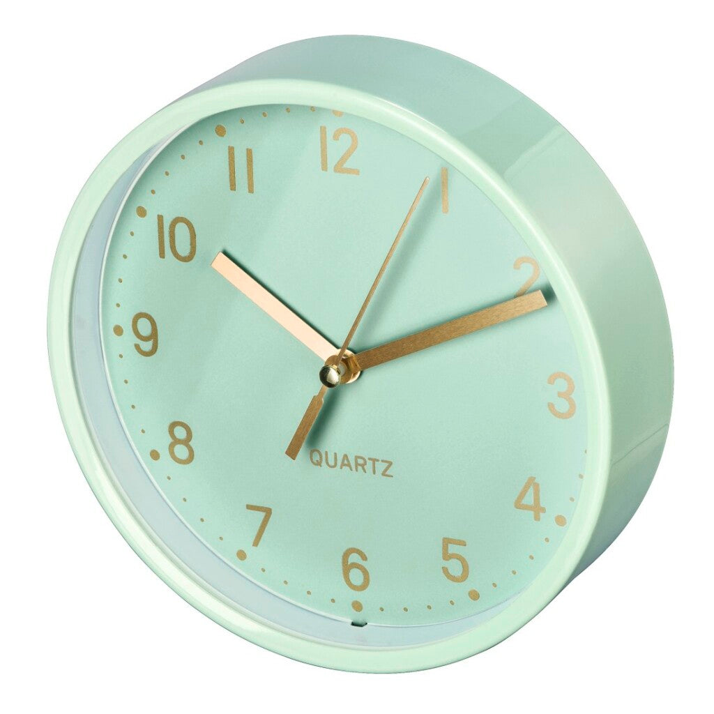 Hama table clock golden low noise mint