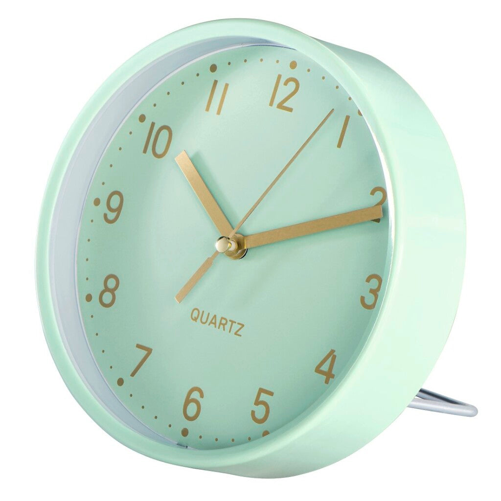 Hama table clock golden low noise mint