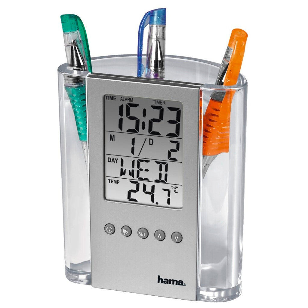 Hama LCD-Thermometer und Stifthalter
