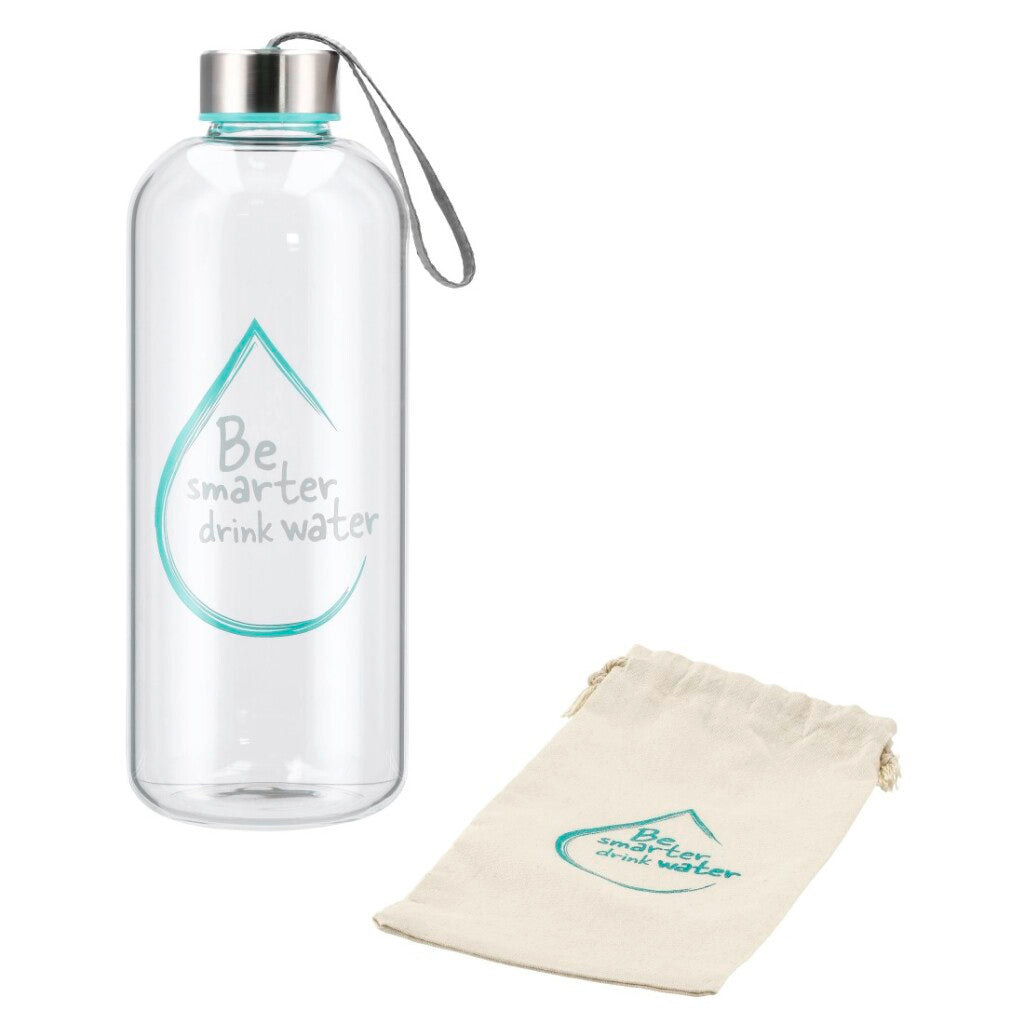 Xavax glass drinking bottle water power 1 l turquoise