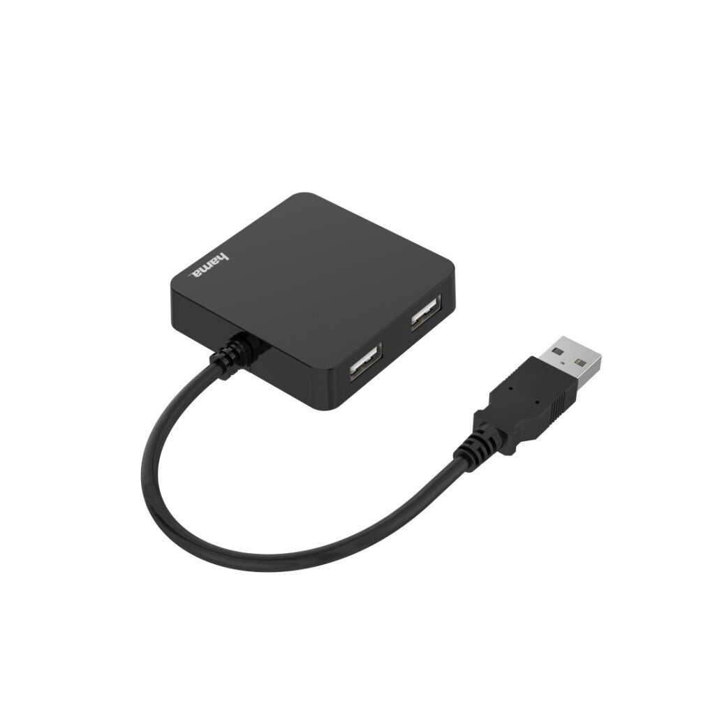 Concentrador USB Hama de 4 puertos USB 2.0 de 480 Mbits