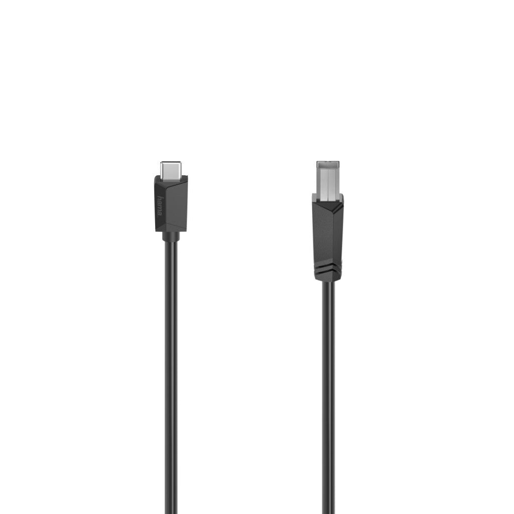 Hama USB-C cable USB-C plug - USB-B plug USB 2.0 480 mbit s 1.50 m