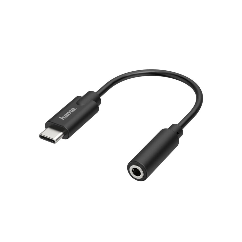 Hama audio adapter USB-C plug - 3.5 mm jack connection stereo