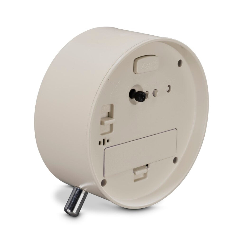 Hama dcf alarm clock flores does not tick gray beige