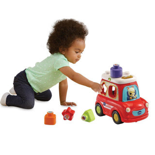 Vtech Happy Shape Car 25 cm red 5-piece