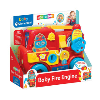 Clementoni baby fire truck educational montessori