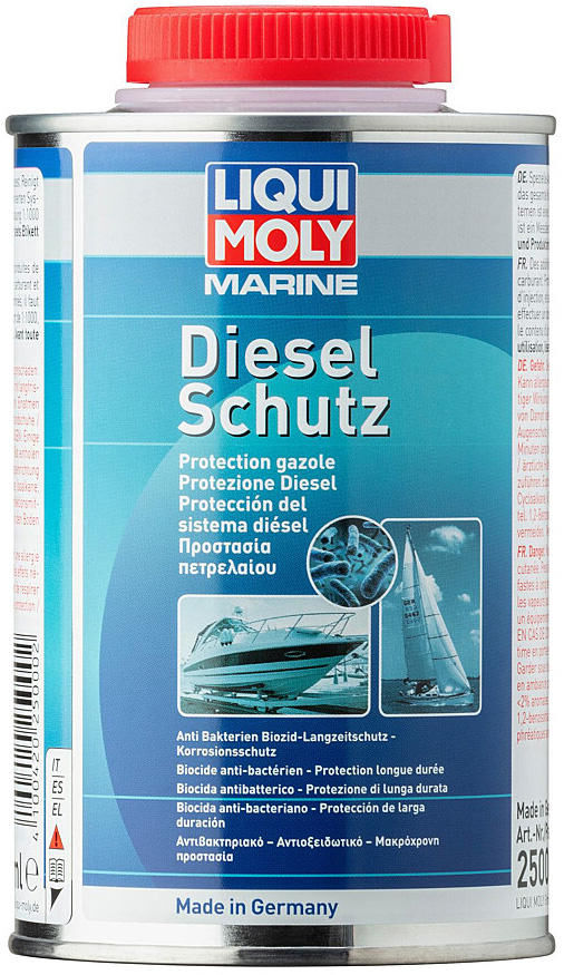 Liqui Moly additive diesel protection for marine use.