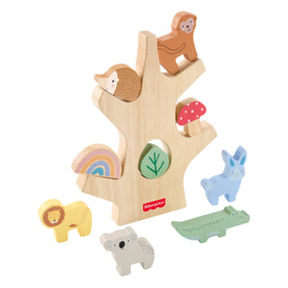 Árvore de balanceamento de madeira Fisher Price | 2 peças
