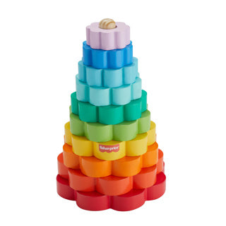 Fisher price hout ring stacker | 2 stuks